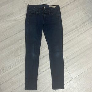 Rag and bone indigo capri denim size 24